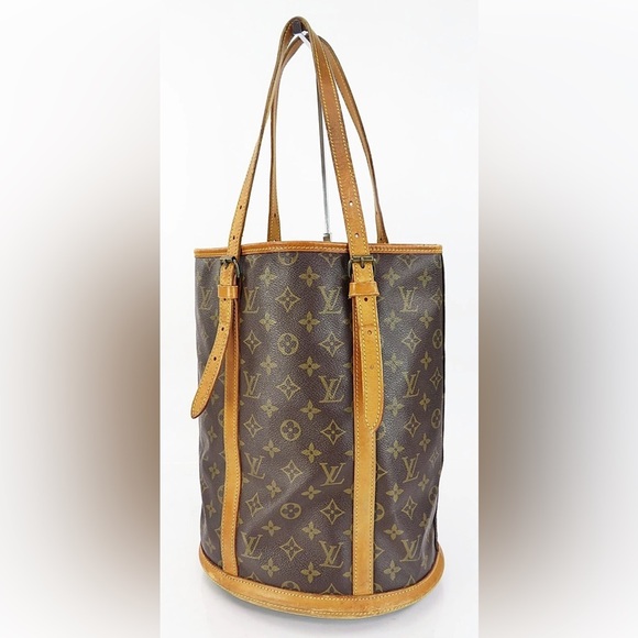 Louis Vuitton Brown and Tan Monogram Tote